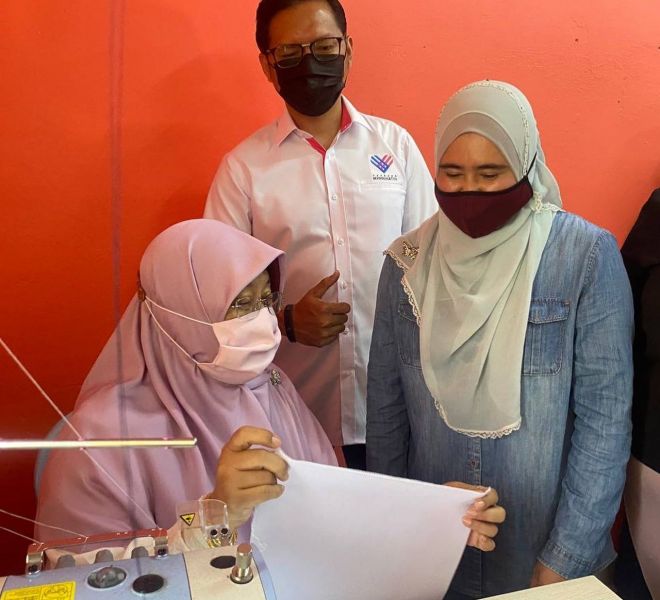 Program Menjahit Prihatin Shah Alam  Yayasan Setia Negara Malaysia